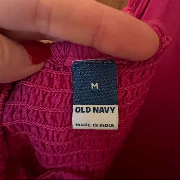Old Navy Bright Pink Slip Dress - Picture 4 of 4